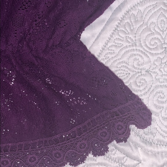 Charming Charlie lace overlay top - Picture 9 of 10